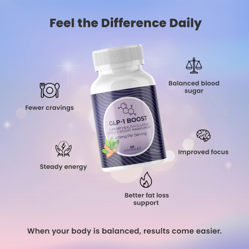 GLP-1 Boost Supplement - Support Healthy Glucose Levels and Weight Management Naturally GLP-1 Boost Supplement - Support Healthy Glucose Levels and Weight Management Naturally